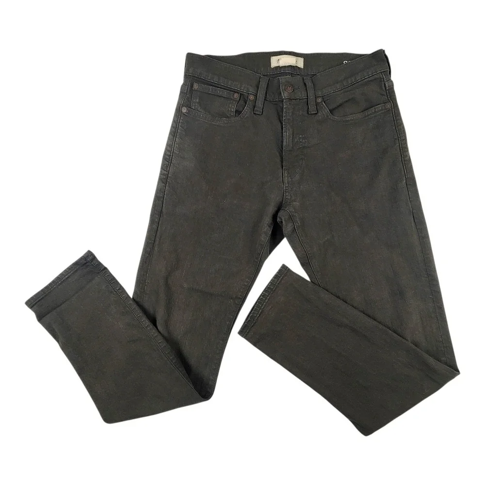 Madewell Slim Jeans 29x30 Faded Black Denim Casual Classic Pants